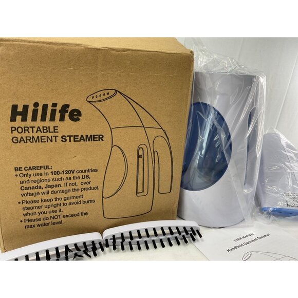 Hi life Portable Handheld Garment Steamer- Large Capacity 700w BLUE NEW IN BOX - Picture 5 of 6